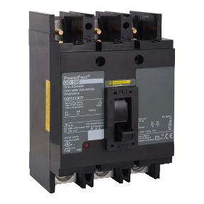 Schneider Electric Molded Case Circuit Breaker; 3-Pole; 225A; 240VAC; 25kA @ 240VAC; Studs (Line) / Lugs (Load); UL 489